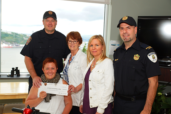 Merci aux pompiers et policiers de la Ville de Lévis !