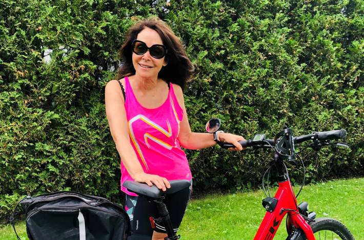 Défi vélo du littoral: cycliste Chantal Brochu